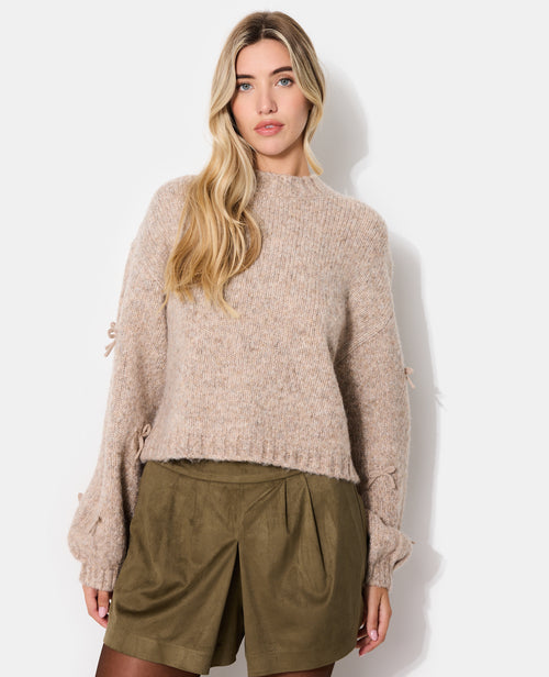 Pull manches amples avec nœuds - PIMKIE - 1