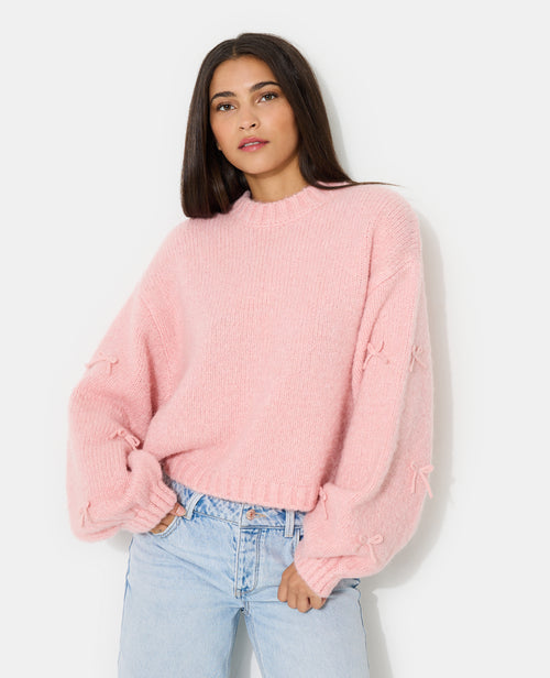 Pull manches amples avec nœuds - PIMKIE - 1
