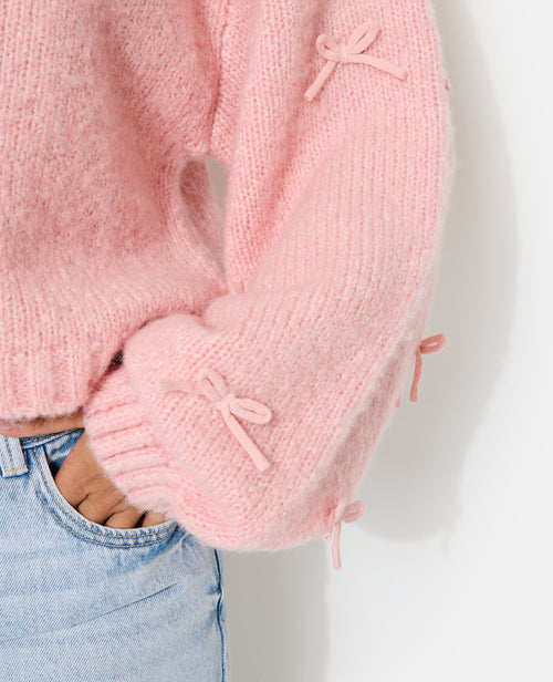 Pull manches amples avec nœuds - PIMKIE - 1
