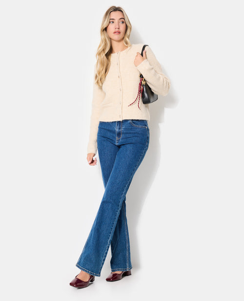Gilet col rond avec boutons écussons - PIMKIE - 3