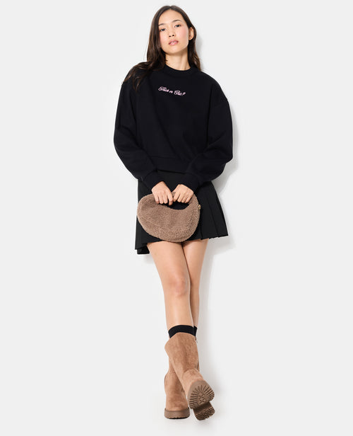 Sweat col rond avec broderie poitrine - PIMKIE - 3