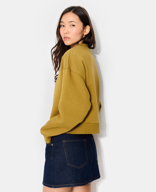 Sweat col rond avec broderie poitrine - PIMKIE - 2