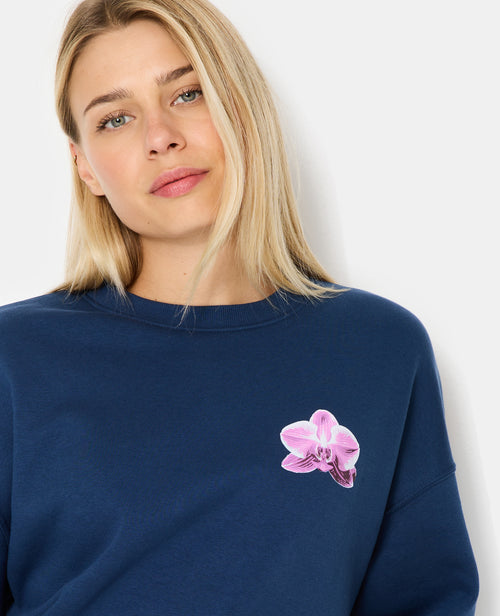 Sweat oversize avec print poitrine et dos - PIMKIE - 2