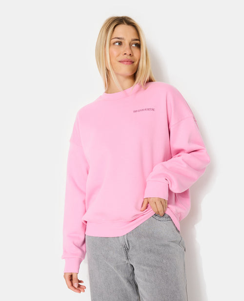 Sweat oversize avec print poitrine et dos - PIMKIE - 5