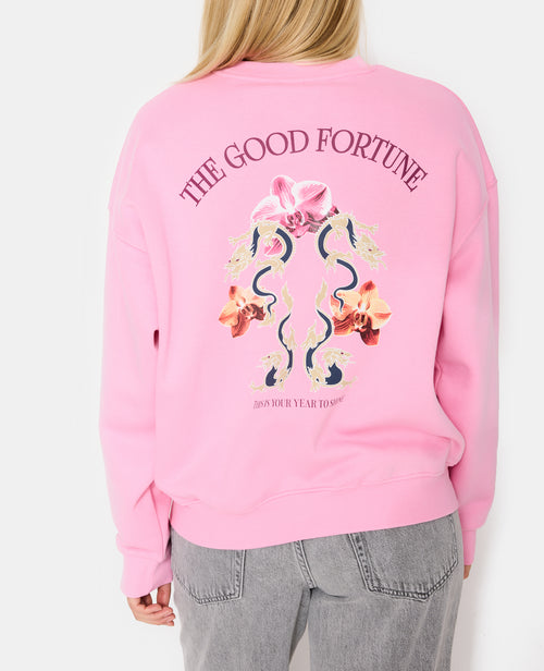 Sweat oversize avec print poitrine et dos - PIMKIE - 1