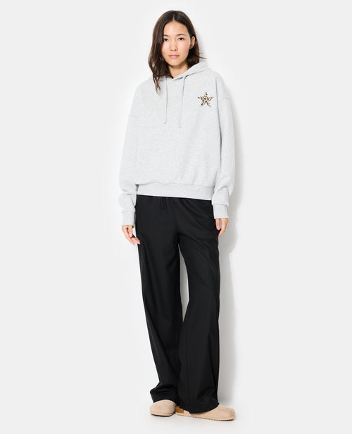 Sweat oversize capuche avec print poitrine et dos - PIMKIE - 7