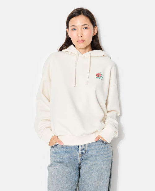 Sweat oversize capuche avec print poitrine et dos - PIMKIE - 5