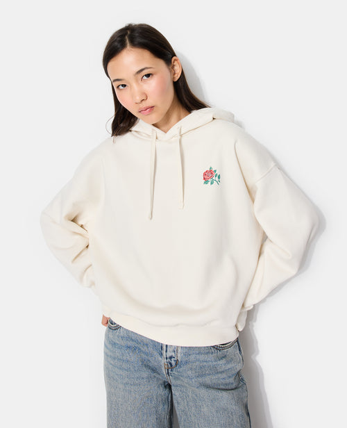 Sweat oversize capuche avec print poitrine et dos - PIMKIE - 7