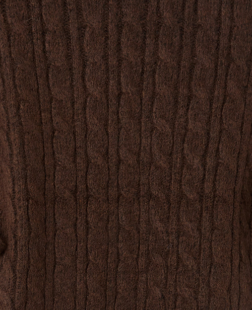 Pull sans manches en maille torsadée avec nouettes - PIMKIE - 8