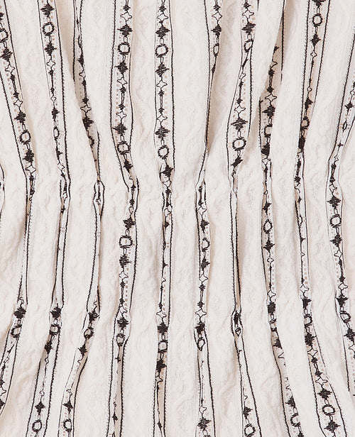 Top encolure Bardot en tissu fantaisie - PIMKIE - 8