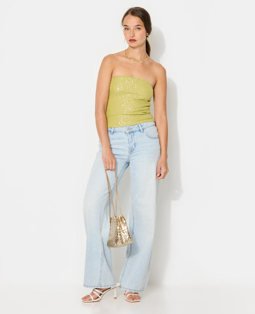 Top bandeau avec sequins - PIMKIE - 3