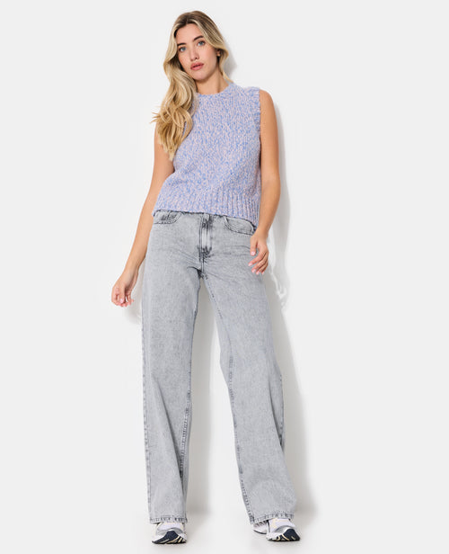 Pull sans manches en maille moulinée - PIMKIE - 3