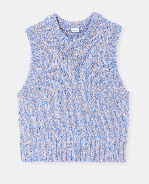 Pull sans manches en maille moulinée - PIMKIE - 4