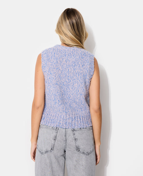 Pull sans manches en maille moulinée - PIMKIE - 6