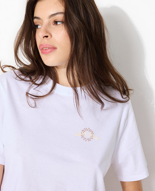 T-shirt avec print poitrine et dos - PIMKIE - 2