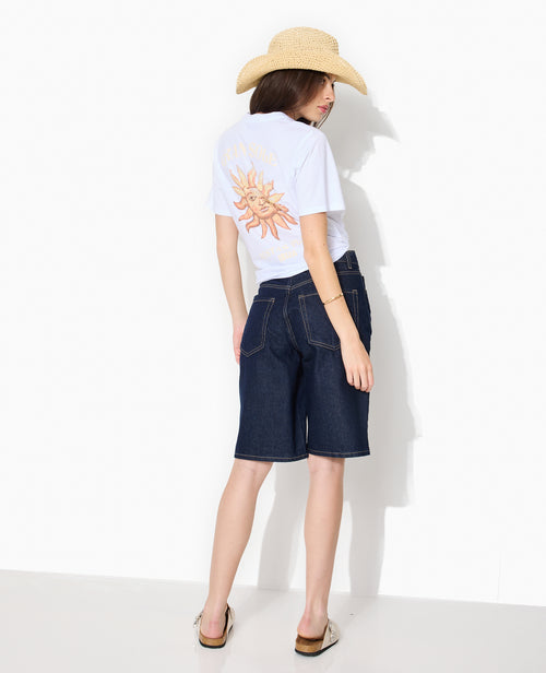 T-shirt avec print poitrine et dos - PIMKIE - 3