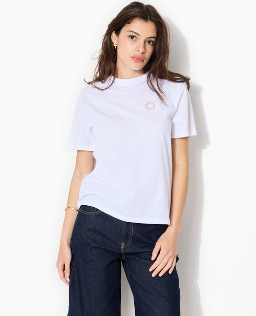 T-shirt avec print poitrine et dos - PIMKIE - 5