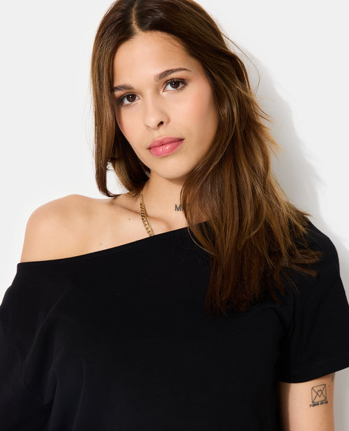 T-shirt manches courtes épaule dégagée - PIMKIE - 2