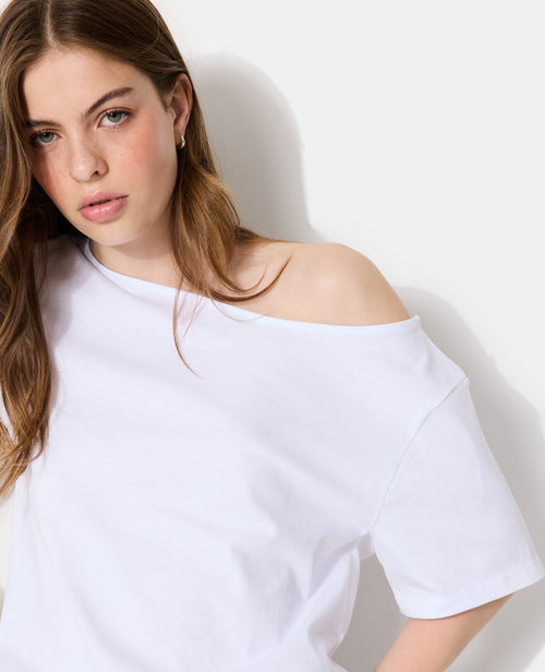 T-shirt manches courtes épaule dégagée - PIMKIE - 2