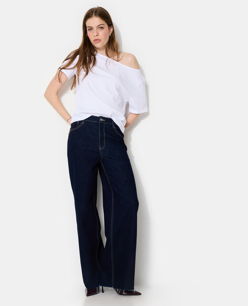 T-shirt manches courtes épaule dégagée - PIMKIE - 3