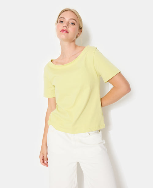 T-shirt manches courtes épaule dégagée - PIMKIE - 5