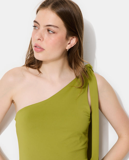 Top asymétrique avec nœud sur épaule - PIMKIE - 2