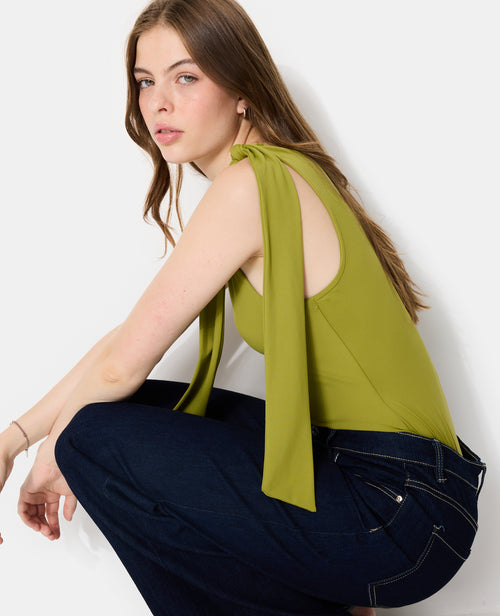 Top asymétrique avec nœud sur épaule - PIMKIE - 5