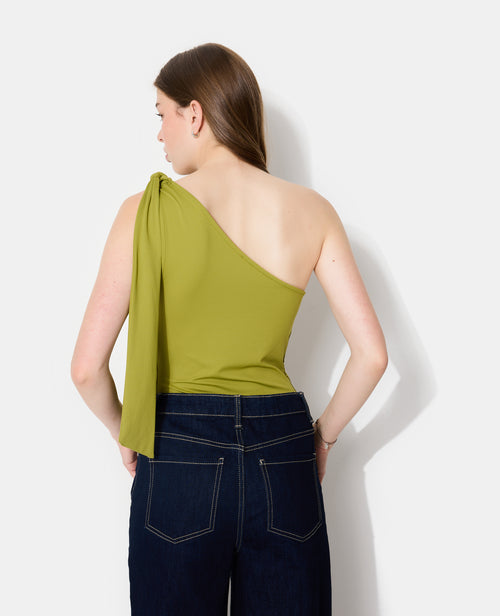 Top asymétrique avec nœud sur épaule - PIMKIE - 6