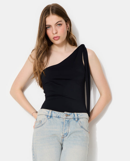 Top asymétrique avec nœud sur épaule - PIMKIE - 1