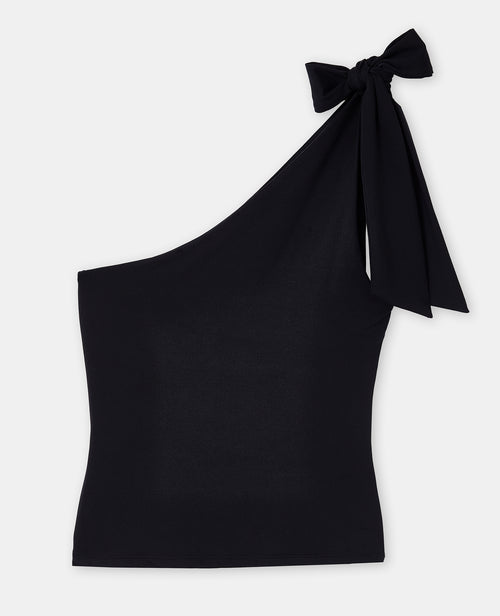 Top asymétrique avec nœud sur épaule - PIMKIE - 4