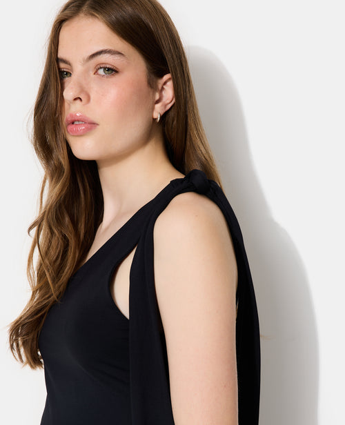 Top asymétrique avec nœud sur épaule - PIMKIE - 5
