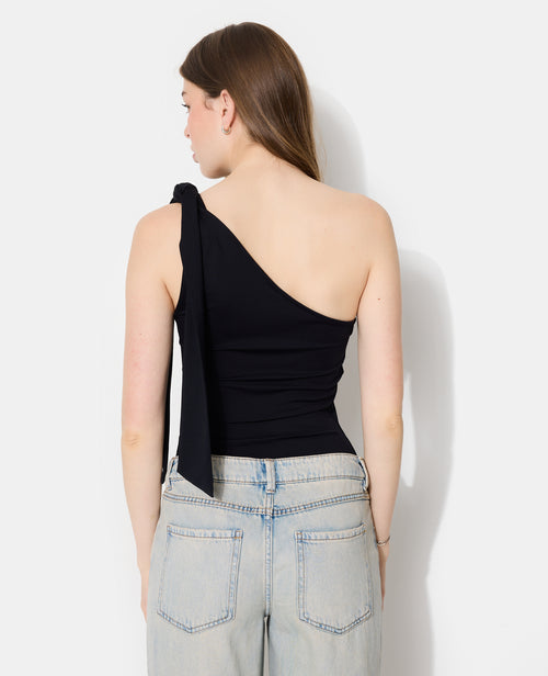 Top asymétrique avec nœud sur épaule - PIMKIE - 6