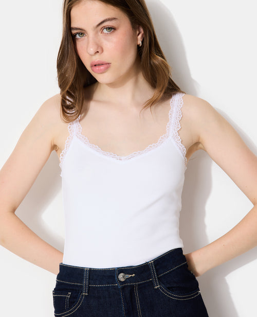 Débardeur avec dentelle - PIMKIE - 5