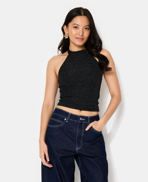 Top dos-nu avec fils lurex - PIMKIE - 1