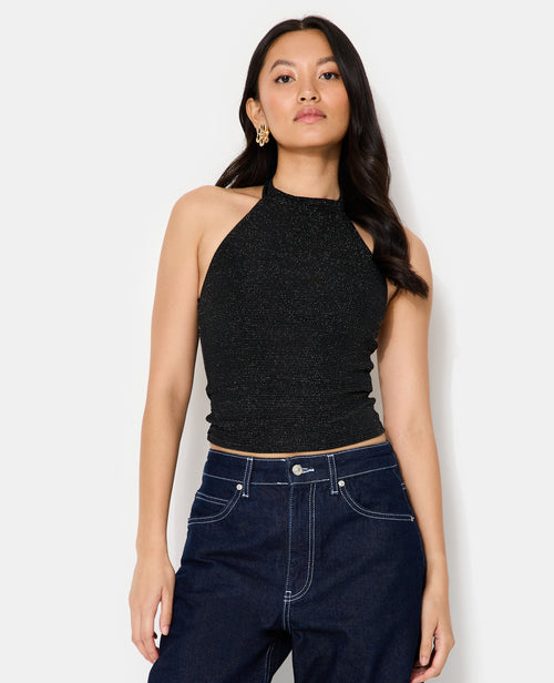 Top dos-nu avec fils lurex - PIMKIE - 5