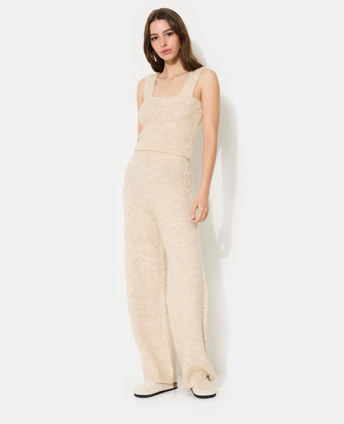 Top court à bretelles en maille fantaisie - PIMKIE - 7