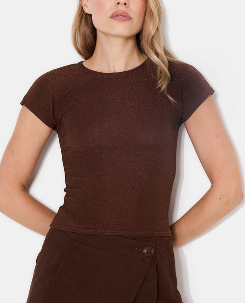 T-shirt ajusté avec lurex - PIMKIE - 2