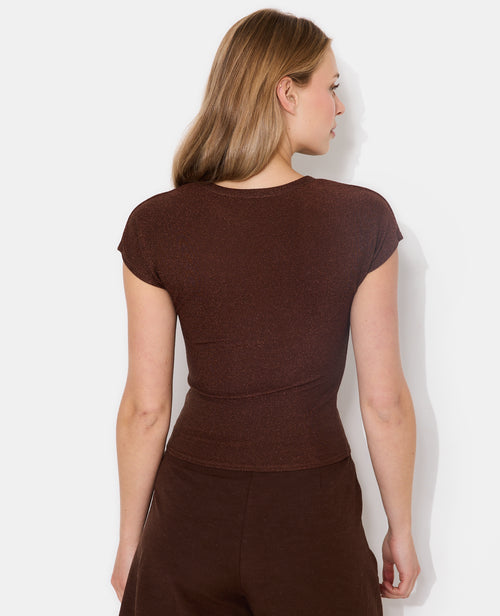 T-shirt ajusté avec lurex - PIMKIE - 6