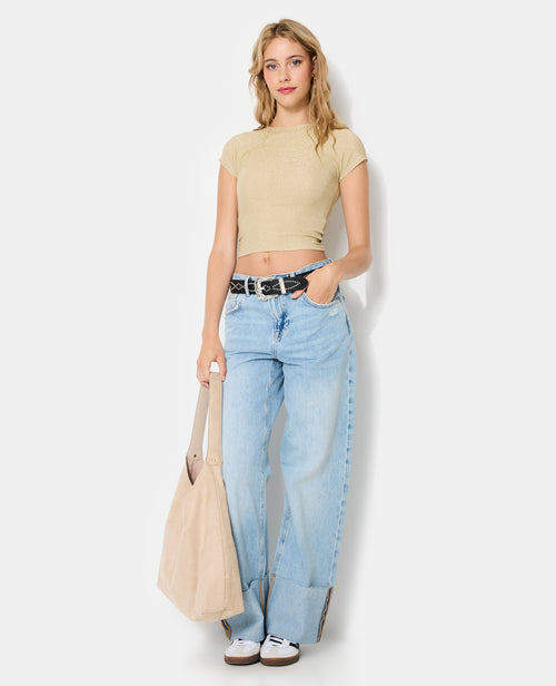 T-shirt ajusté avec fils lurex - PIMKIE - 3