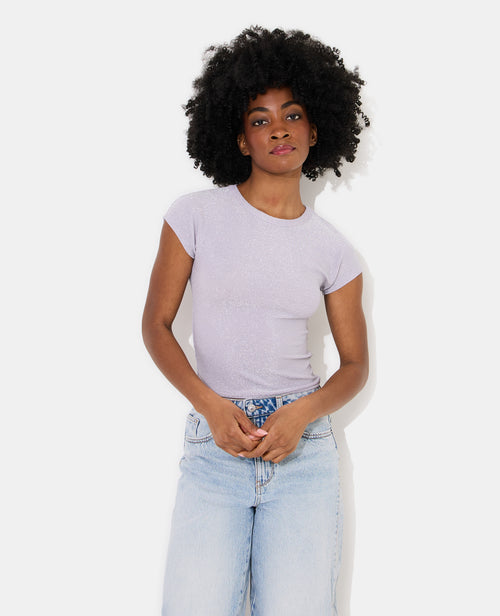 T-shirt ajusté avec lurex - PIMKIE - 5