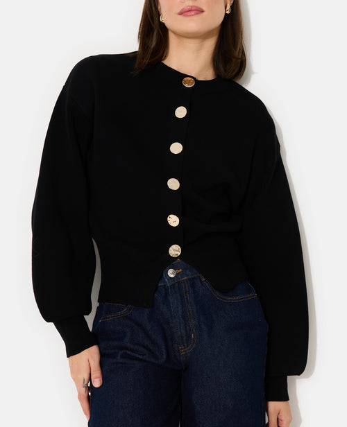 Gilet en maille serrée avec boutons fantaisie - PIMKIE - 2