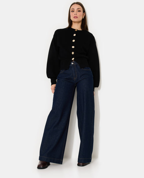 Gilet en maille serrée avec boutons fantaisie - PIMKIE - 3