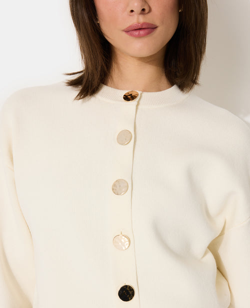 Gilet en maille serrée avec boutons fantaisie - PIMKIE - 2