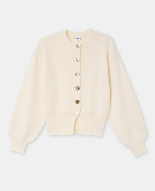 Gilet en maille serrée avec boutons fantaisie - PIMKIE - 4