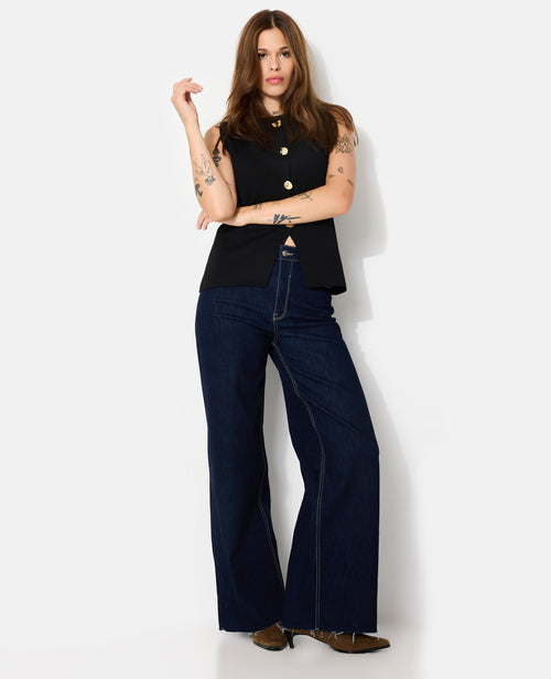 Gilet sans manches avec boutons fantaisie - PIMKIE - 3