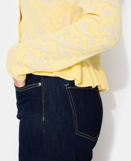Gilet en maille effet jacquard avec boutons fantaisie - PIMKIE - 1
