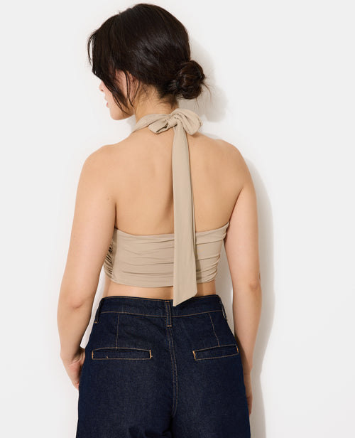 Top bandeau à croiser et à nouer - PIMKIE - 6