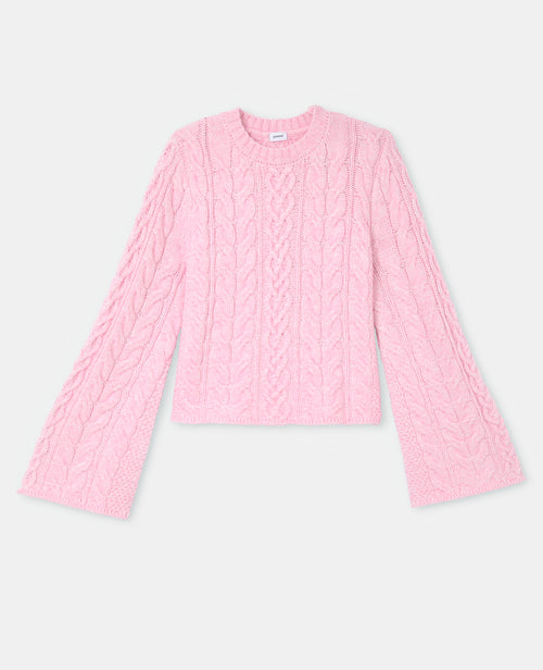 Pull en maille torsadée avec manches flare - PIMKIE - 4