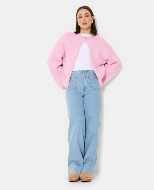 Gilet avec 1 bouton fantaisie - PIMKIE - 3