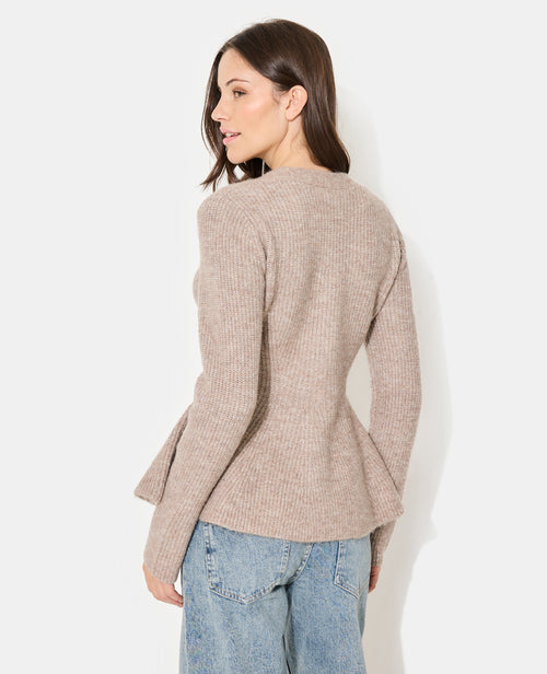 Gilet peplum encolure V - PIMKIE - 6